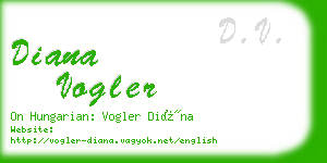 diana vogler business card